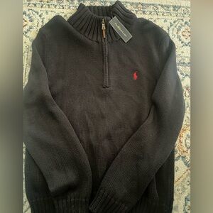 Mens Polo Ralph Lauren quarter zip sweater